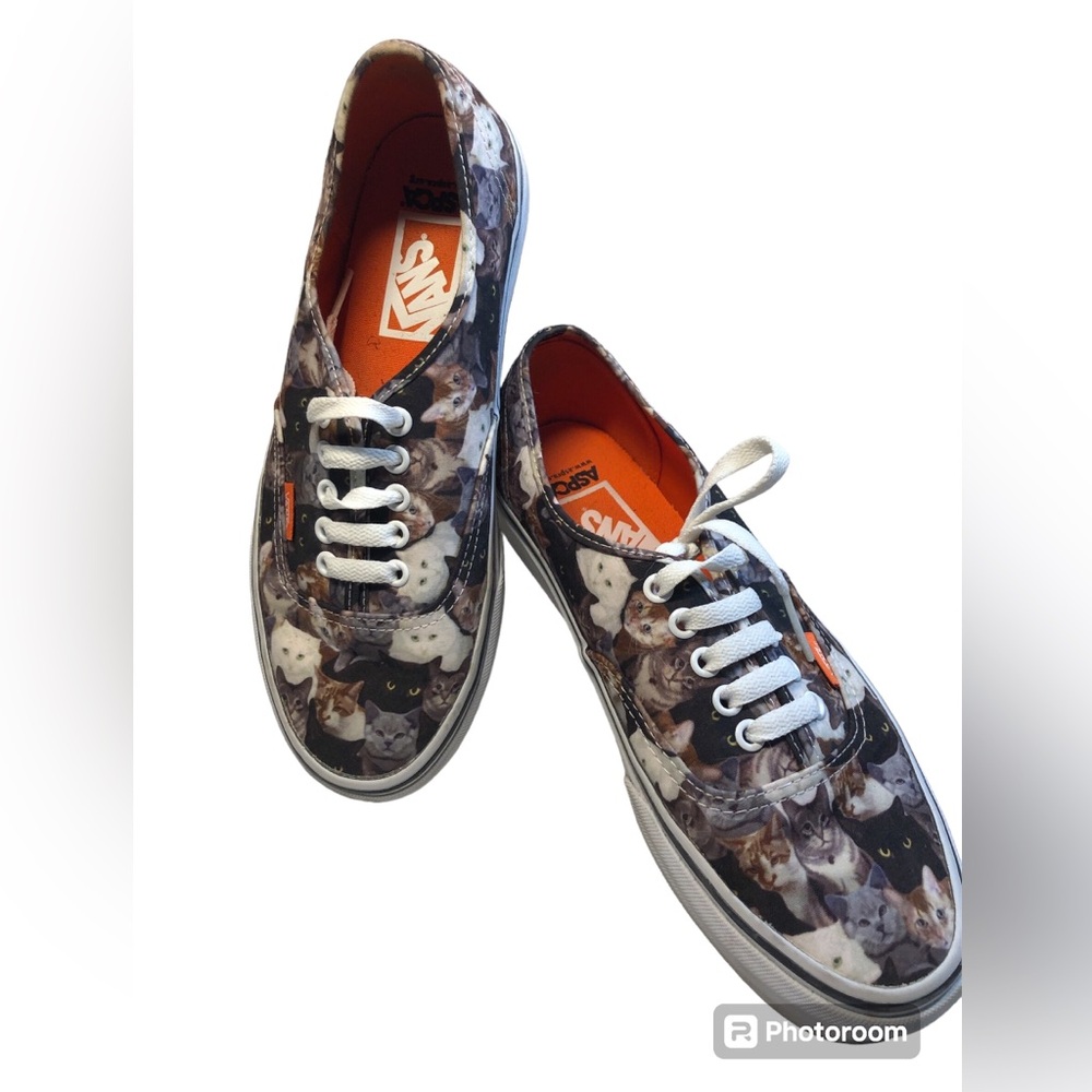 Vans ASPCA Cat Sneakers collab Ladies 7.5 Men’s 9